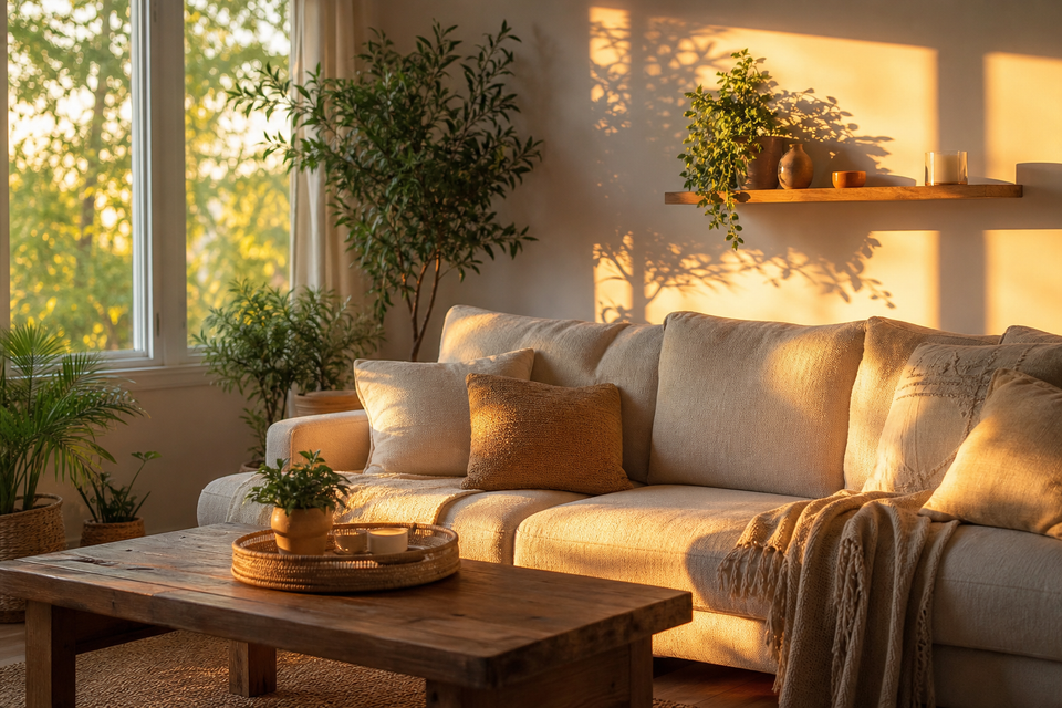 Golden Hour Glow: Creating Warm Summer Ambiance at Home