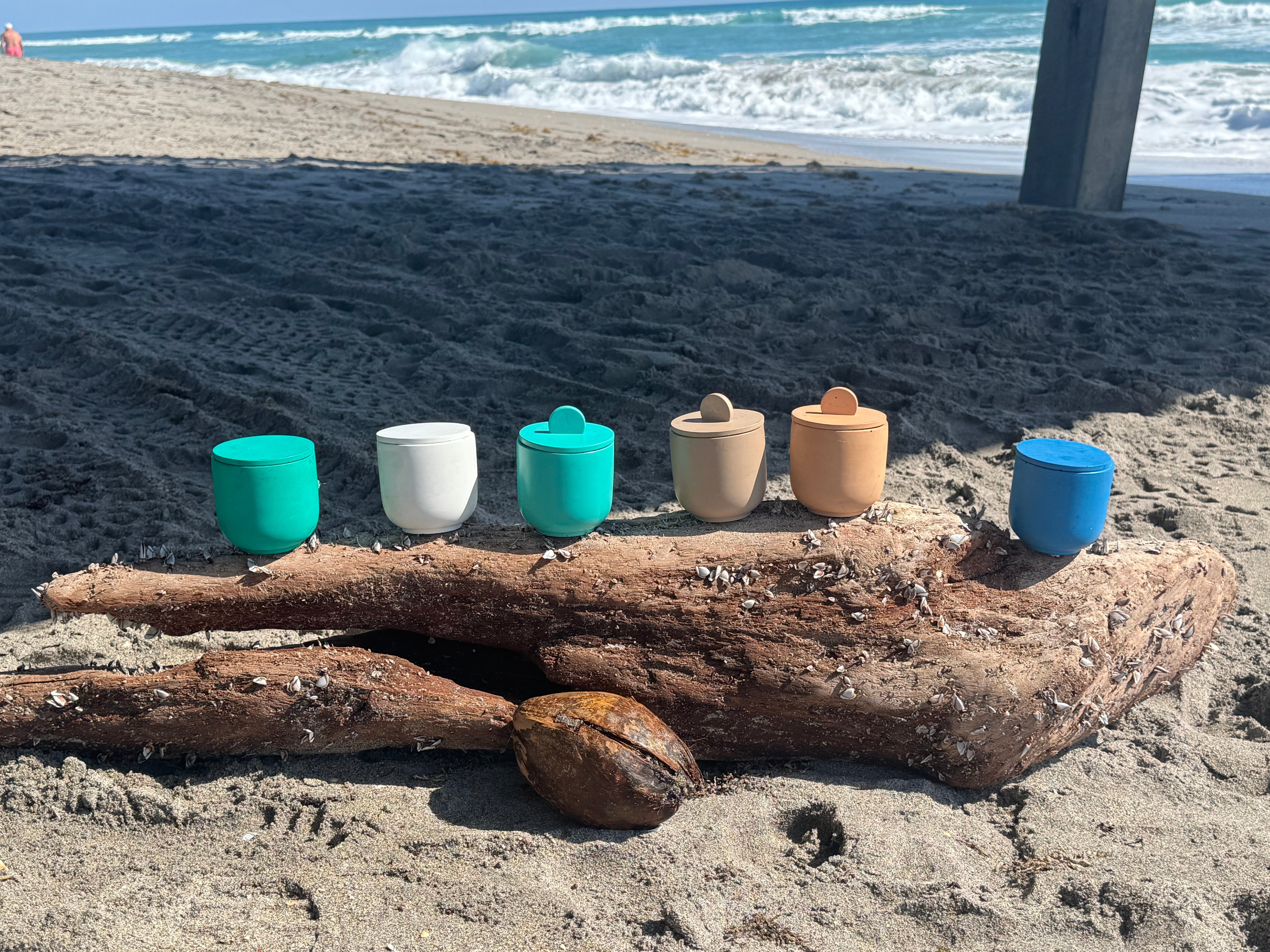 Handcrafted Concrete Candle Collection