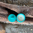 Sea Dreams concrete candle in blue – coastal melon and jasmine scent