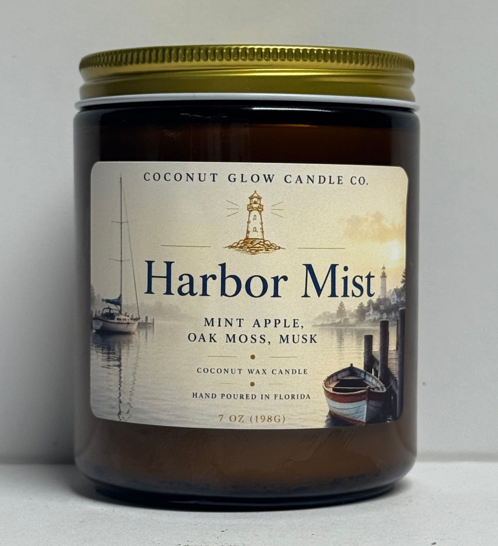 Harbor Mist - Golden Hour Glass Jar