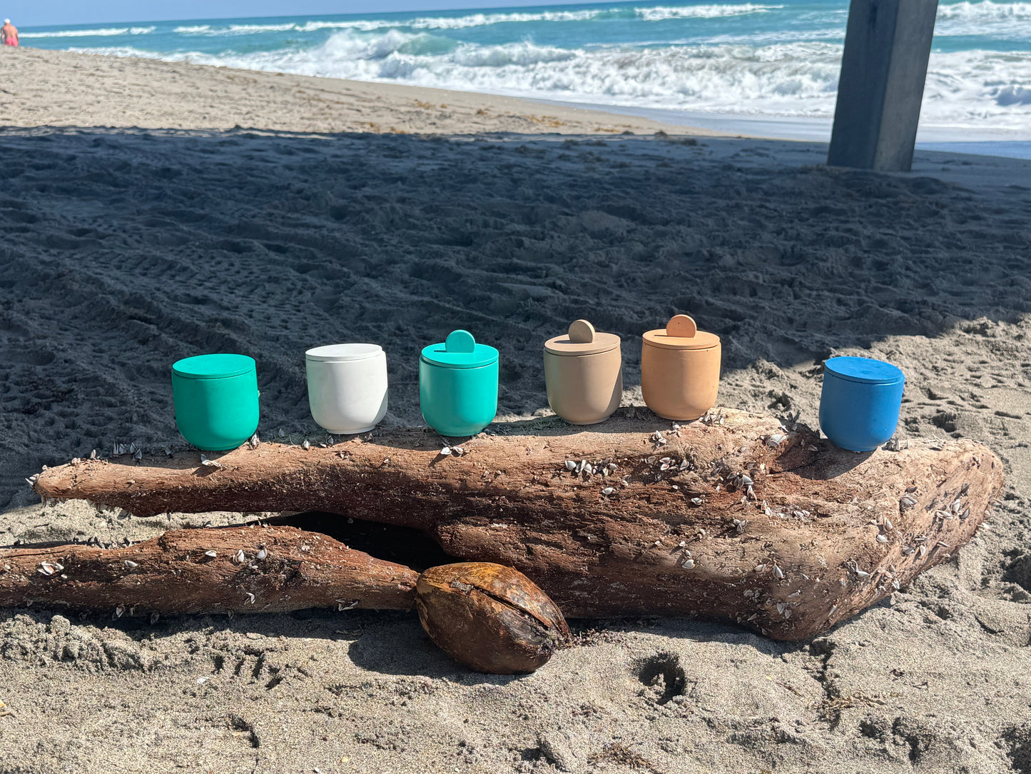 Morning Tide - Concrete Candle
