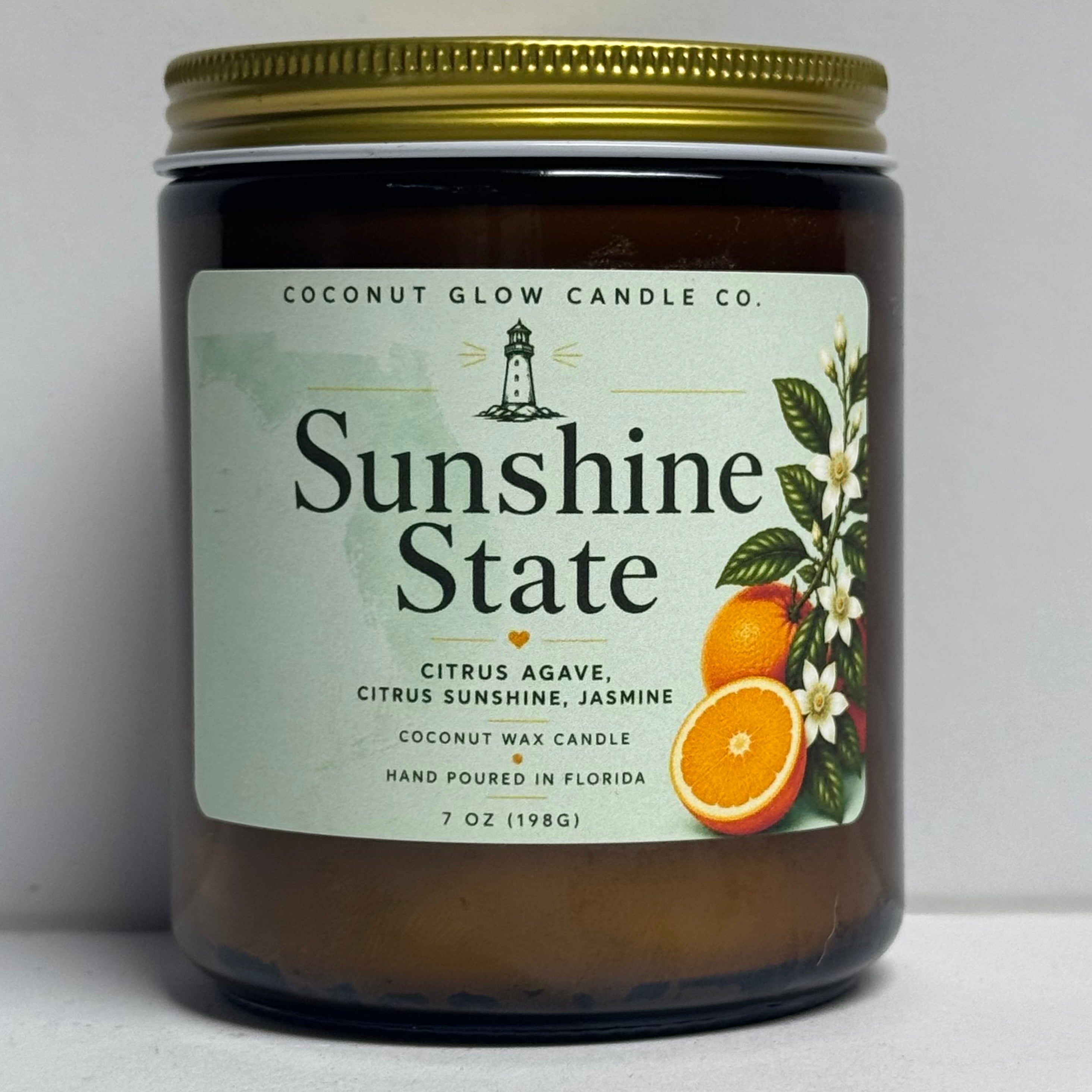 Sunshine State - Golden Hour Glass Jar