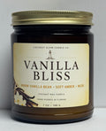 Vanilla Bliss - Golden Hour Glass Jar - Coconut Glow Candle Co