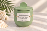 Saltwater Dreams - Concrete Candle
