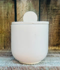 Sea Dreams Concrete Candle lifestyle shot – Coconut Glow Candle Co