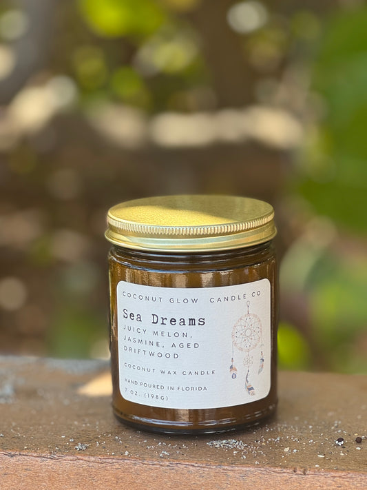 Sea Dreams - Golden Hour Glass Jar