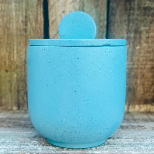 Sea Dreams Coastal Melon & Jasmine Concrete Candle – Coconut Glow Candle Co