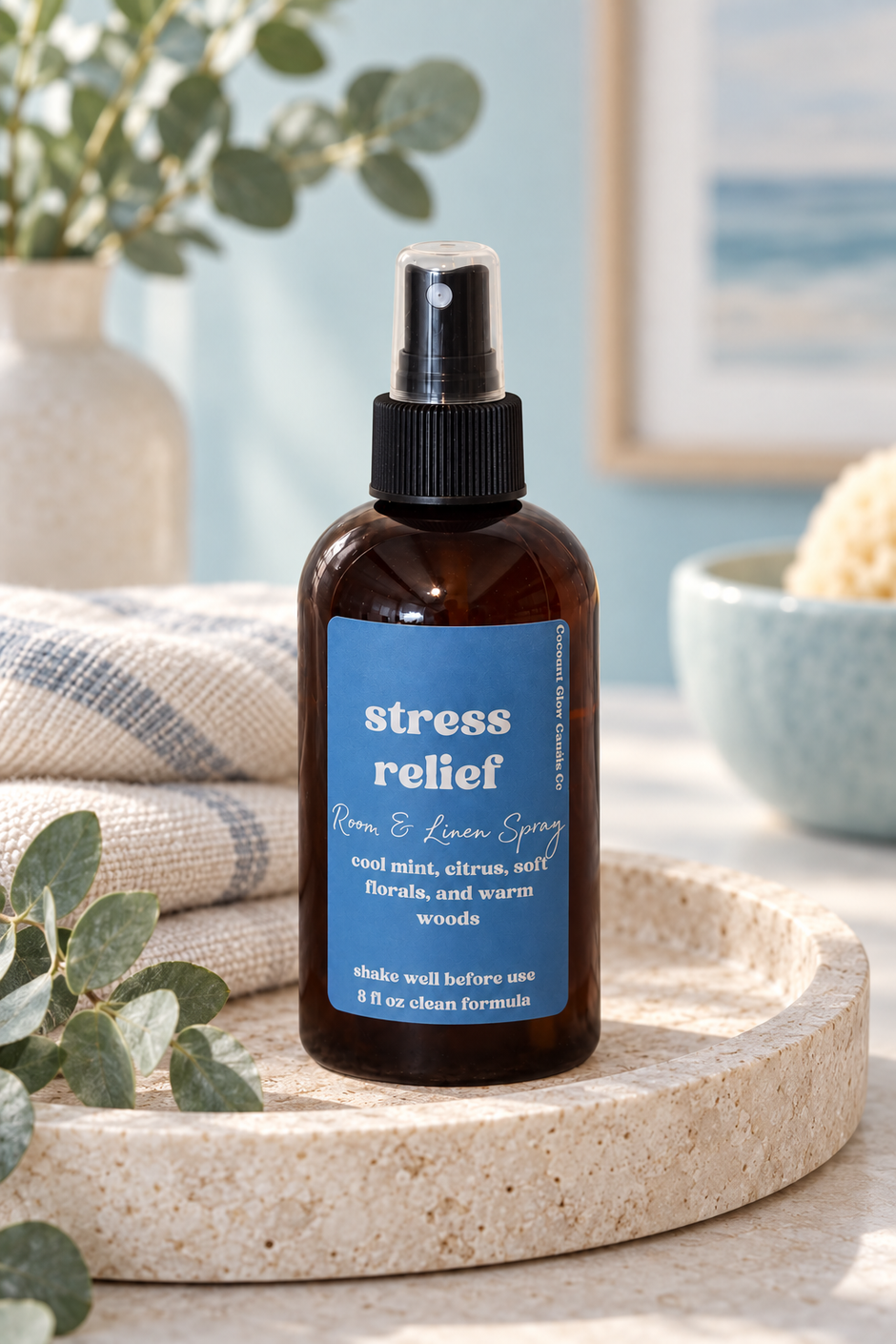 Room + Linen Spray - Coconut Glow Candle Co