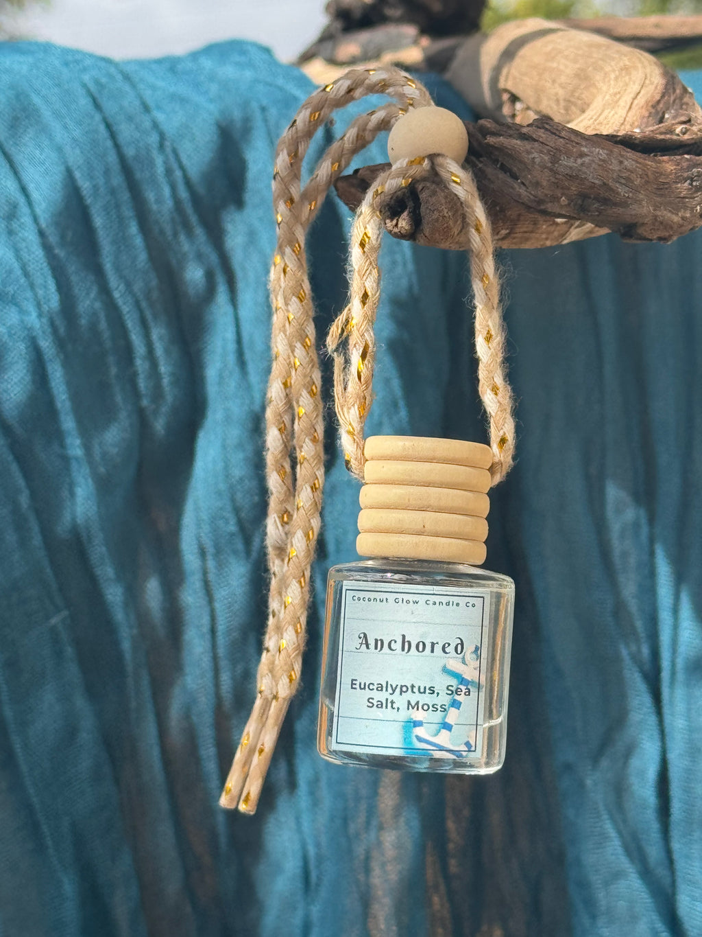 Coconut Glow non-toxic car scent diffuser – small-batch handcrafted