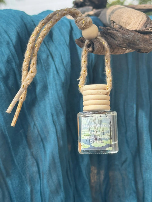 Coconut Glow Hanging Car Diffuser – Non-Toxic Coastal Scent 8ml - Coconut Glow Candle Co