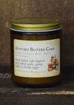 Autumn Butter Cake - Autumn Glass jar - Coconut Glow Candle Co