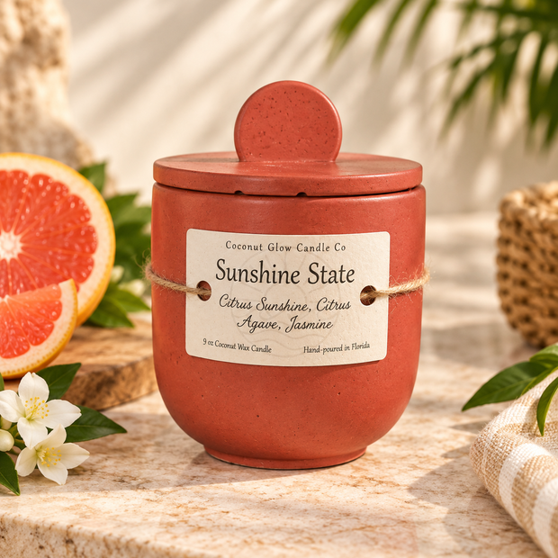 Sunshine State - Concrete Candle
