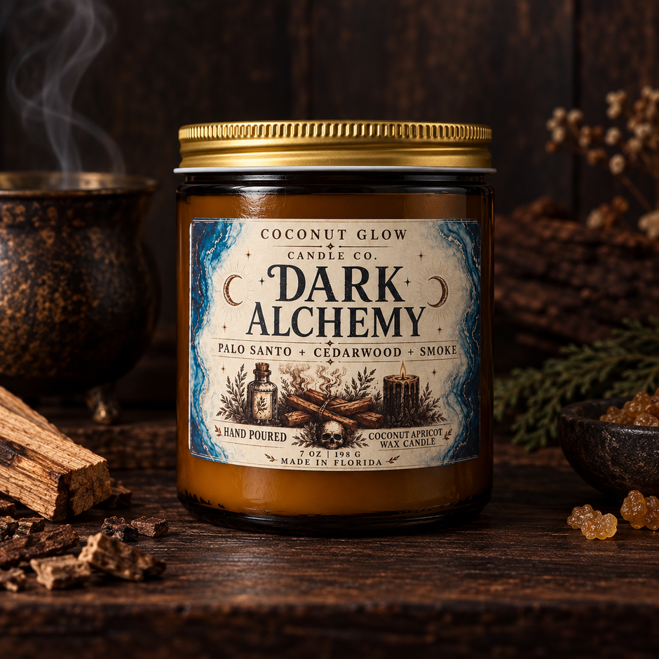 Dark Alchemy- Autumn Glass Jar
